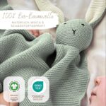 DIKOS SCHMUSE-Hase 2-in-1 Babydecke – Bio-Baumwolle mit GOTS & OEKO-TEX für Neugeborene – Bild 4