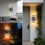 JNR Aussenlampe Wand IP54 – Wasserdichte LED-Wandleuchte Anthrazit für Aussen – Bild 5