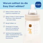 MAM Easy Start Anti-Colic Babyflasche 2x 260 ml – Brustähnlicher Sauger für Neugeborene ab Geburt – Bild 9