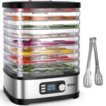 YASHE 8-Etagen Dörrautomat mit digitaler Temperaturregelung – Profi-Dörrgerät für Obst, Gemüse & Fleisch