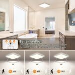 slochi 2er Set LED Deckenleuchte mit Radar-Bewegungsmelder – 15W, 1500 Lumen, 3 Farbtemperaturen – Bild 4