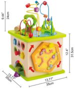 Hape Motorikwürfel «Kleine Tierchen» – Holz-Lernspielzeug für Kinder ab 1 Jahr – Bild 3