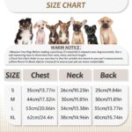 Hjyokuso Wasserdichter Hundemantel mit Geschirr – Winterjacke für kleine bis grosse Hunde S-XL – Bild 4