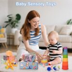 Dazhshun 6-in-1 Montessori Spielzeug ab 6 Monate – Motorikspielzeug für Babys & Kleinkinder – Bild 2