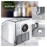 tectake Profi Eiswürfelmaschine 13 kg/24h – Klare Eiswürfel für Bar, Büro & Events – Bild 3