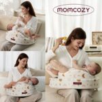 Momcozy Stillkissen mit Sicherheitsstütze – Memory-Schaum Übergrösse 57,4 cm für ergonomische Unterstützung – Bild 8