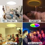 SonPen LED Deckenleuchte Ø30cm 25W 3200LM – Dimmbar RGB mit Fernbedienung & Nachtlicht – Bild 6