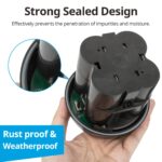 NICREW Bewegungsmelder Aussen 2er Set – PIR Sensor mit 600 Lumen LED für Sicherheit – Bild 4