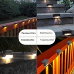 Fohil Solar-Treppenleuchten 16er Set – LED Außenbeleuchtung für Treppen & Balkon – Bild 4