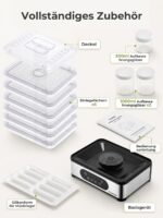 FOHERE Dörrautomat mit 6 Edelstahl-Fächern – 400W Dehydrator mit 48h-Timer & 35-70°C – Bild 8