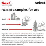 flexi Select M Hundeleine mit Gurt 0–7m – Stufenlos verstellbare Rolleine für Hunde – Bild 4