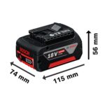 Bosch Professional GBA 18V 5.0Ah Lithium-Ionen Akku – Langzeitleistung für Profis – Bild 2