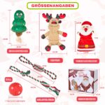 Arblina Weihnachts-Hundespielzeug Set (6er-Pack) – Interaktives Spielzeug für kleine & grosse Hunde – Bild 3