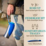 GIZZY® Hundetrinkflasche aus Edelstahl – Auslaufsicher & robust für unterwegs – Bild 8