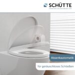 Schütte WC-Sitz mit Absenkautomatik – Thermoplast Toilettendeckel bis 500 kg – Bild 4