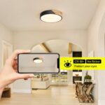 Kambo LED Deckenleuchte 24W ∅30cm – Warmweisses Eichenholz Design für alle Räume – Bild 6