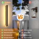 Ketom 60cm LED Wandlampe IP65 Wasserdicht – Moderne Aussenleuchte Warmweiß für Innen & Aussen – Bild 4
