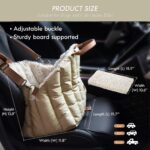 ClevaHome 3-in-1 Hundetasche mit Fleece – Autositz & Bett für kleine Hunde bis 4,5 kg – Bild 3