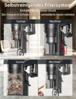 OXVAC Akku Staubsauger 58KPa & 70Min Laufzeit – Kabellos mit Smart Display & Wandladestation – Bild 4