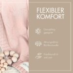 MOYO Babydecke Rosenquarz 70x90 cm – Atmungsaktive Baumwolldecke für Neugeborene – Bild 3