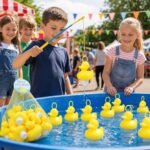 Henbrandt 20er Set Gewichtete Gummienten mit Haken – Badespielzeug & Partyspiel – Bild 2