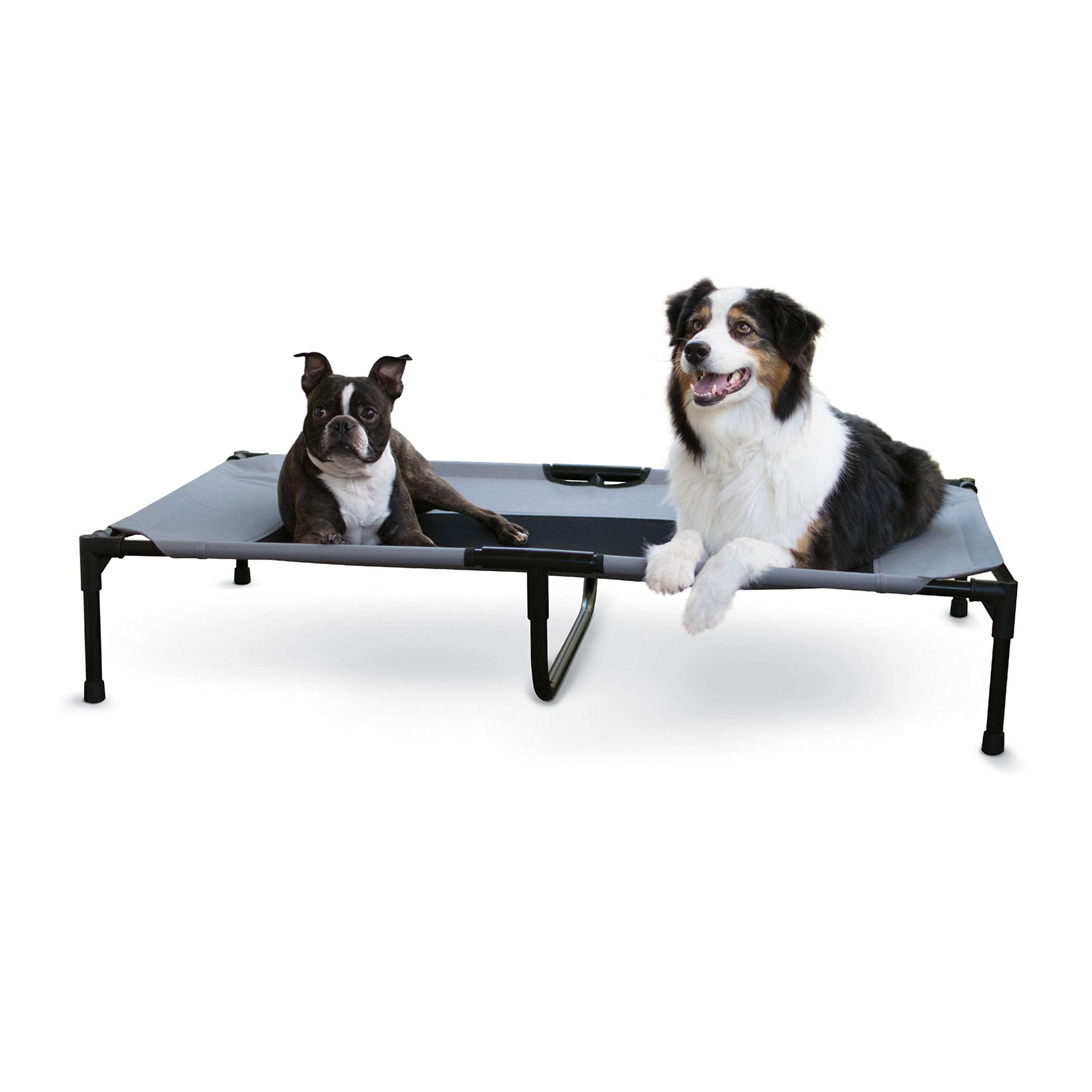 K&H Erhöhtes Hundebett XL – Atmungsaktiv & Kühlend für grosse Hunde