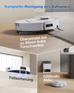 ECOVACS DEEBOT T30e Omni Saugroboter mit Wischfunktion – 25.000 Pa Saugkraft – Bild 6