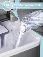 NORTHCLAN Eiswürfelmaschine 14kg – 9 Eiswürfel in 6 Min, leise & energieeffizient – Bild 5