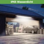 zemty 120cm LED Feuchtraumleuchte mit Bewegungsmelder – 3960 Lumen IP65 für Garage & Keller – Bild 4