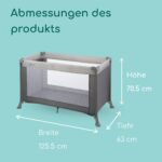 Bebeconfort Soft Dreams Reisebett 0–3 Jahre – leichtes Babybett mit Matratze & Tragetasche – Bild 2