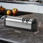 OBEISN Elektrischer Messerschärfer 3 in 1 – Professionelles Schleifgerät mit Diamantschleifsteinen – Bild 3
