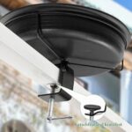 Zipada Vogeltränke Balkongeländer 27 cm – Hängend & Frostsicher in Schwarz – Bild 3