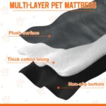 VGECEE Hundebett 90x60cm – Faltbare Hundematte mit Tragegriff für Mittelgrosse Hunde – Bild 3