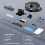 Tikom L8000 Pro Saugroboter mit Wischfunktion – 6000Pa LiDAR Navigation für Tierhaare – Bild 8