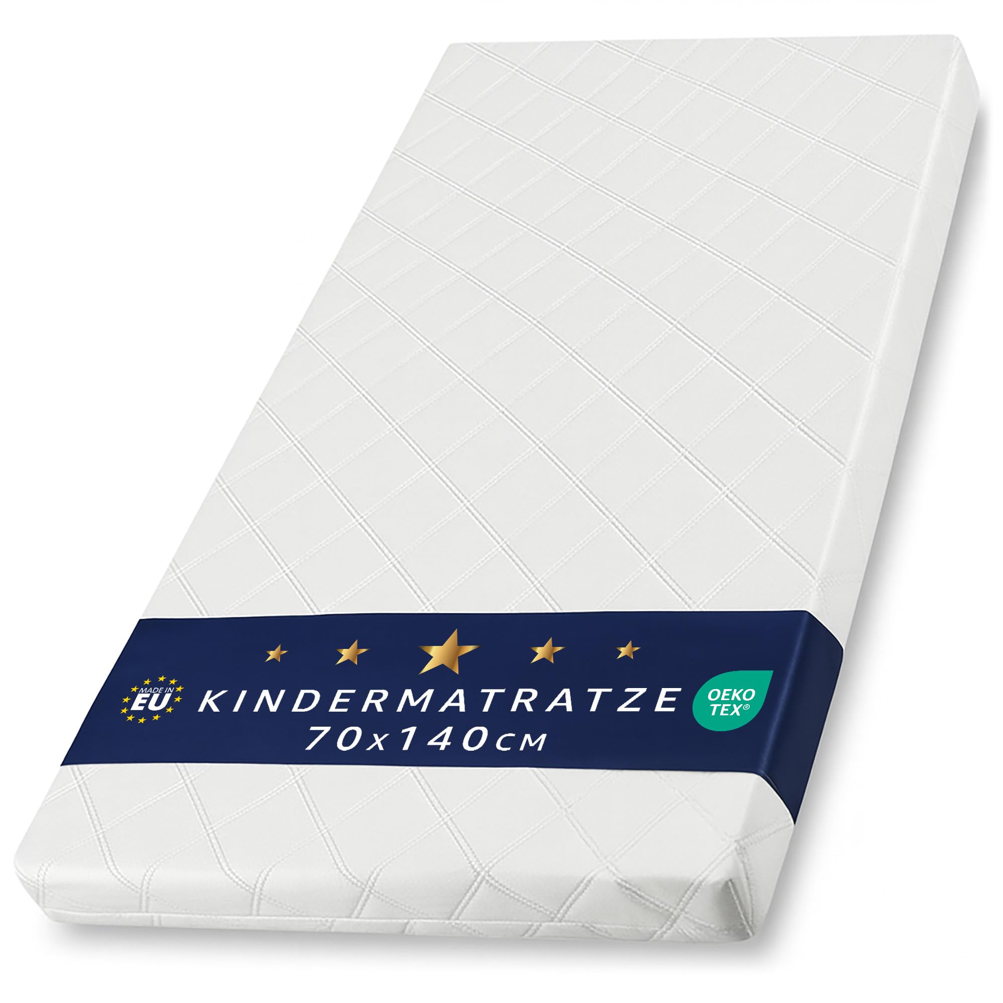 Totsy Baby Kindermatratze 70x140 cm – Atmungsaktiv & Reisefreundlich für Babybett