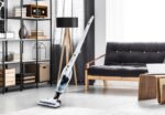 DOMO 2-in-1 Akkustaubsauger 14,4 V – Kabellos mit LED-Bodendüse & Zyklonsystem – Bild 2