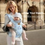 YooxArmor Babytrage 4-36 Monate – Ergonomische M-Position mit 4 Tragepositionen – Bild 6