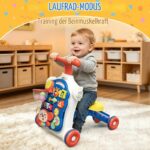 HYES 5-in-1 Lauflernwagen mit Musik & abnehmbarem Spielboard – Lauflernhilfe für Babys – Bild 7