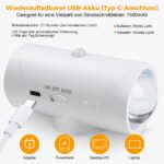 Viviheyday LED-Wandleuchte mit Bewegungsmelder & RGB – Intelligente Akku-Lampe 2er Set – Bild 3
