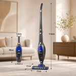 Akitas U10 22.2V Akku-Staubsauger Beutellos – 30 Min Laufzeit & LED-Frontlichter – Bild 3