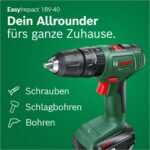 Bosch EasyImpact 18V-40 Akku-Schlagbohrmaschine – 3-in-1 Multitool mit 2.0Ah Akku – Bild 3
