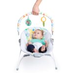 Bright Starts Babywippe Safari Fun – Beruhigende Vibrationen & Spielbogen für Neugeborene – Bild 8