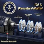 Xzayy Elektrischer Messerschärfer mit Diamantschleifmittel – Profi-Schärfe in 30 Sekunden – Bild 3