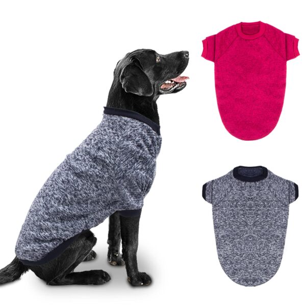 RANYPET 2er Pack Hundepullover 9XL – Warme Strickpullover für grosse Hunde im Winter