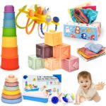 Dazhshun 6-in-1 Montessori Spielzeug ab 6 Monate – Motorikspielzeug für Babys & Kleinkinder