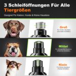Wismika Krallenschleifer für Hunde & Katzen – Wiederaufladbar mit LED & 3 Geschwindigkeiten – Bild 6