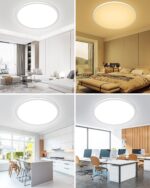 Bowfar 49cm LED Deckenleuchte 46W – Dimmbar 3000–6500K mit Fernbedienung – Bild 8