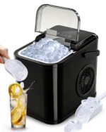 Evolpor Eiswürfelmaschine Arbeitsplatte – 12 kg/24h mit 2 Eisgrössensortiment