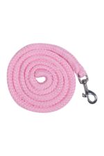 HKM Hobby Horse Halfter & Führstrick Set Rosa – Spielzeugzubehör mit Karabinerhaken – Bild 3