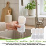 puiaxod Katzenbrunnen Filter 32er Set – Ersatzfilter für Gigiotohun Wasserspender – Bild 6
